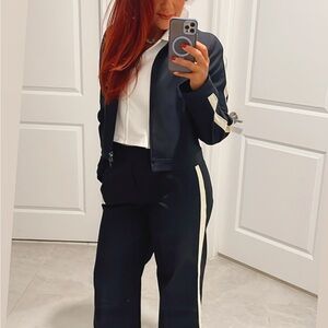 Zara Black and White Blazer